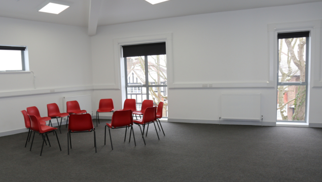 photo of Emmanuel Centre - room F4 - chairs in circle for discussion